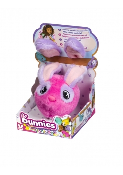Bunnies Króliczek magnetyczny różowo-fioletowy