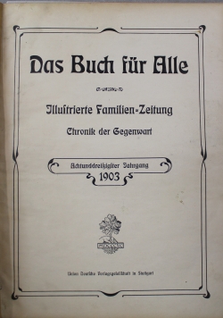 Das Buch fur Alle 28 Numerów 1903 r