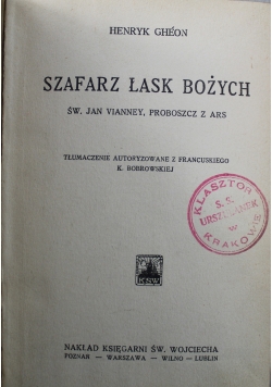 Szafarz Łask Bożych 1931 r