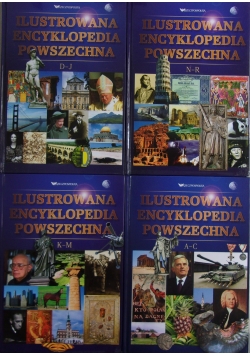 Ilustrowana encyklopedia powszechna. Zestaw 4 książek