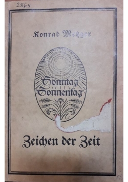 Zeichen der Zeit, 1927 r.