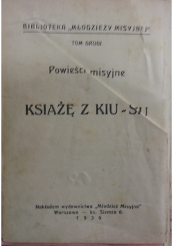 Książę z kiu - siu, 1930r.