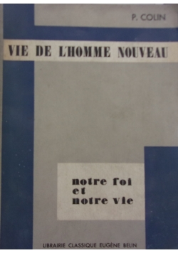 Vie de L'Homme Nouveau