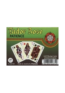Karty do gry Piatnik 2 talie pasjansowe Tudor Rose