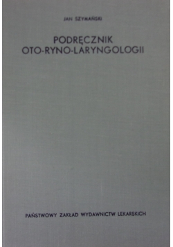 Podręczniki Oto-Ryno-Laryngologii