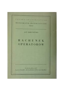 Rachunek operatorów