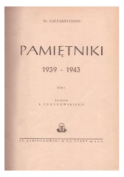 Pamiętniki 1939-1943 ,1949r