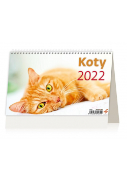 Kalendarz 2022 biurkowy Koty HELMA