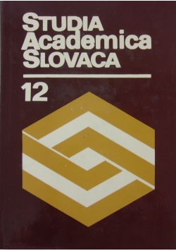 Studia Academica Slovaca 12