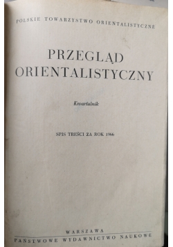 Przegląd Orientalistyczny, kwartalnik, nr. 4