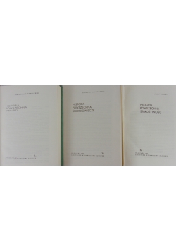 Historia powszechna tom I-II, IV