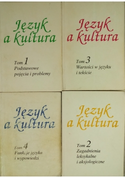 Język a kultura, zestaw 4 książek