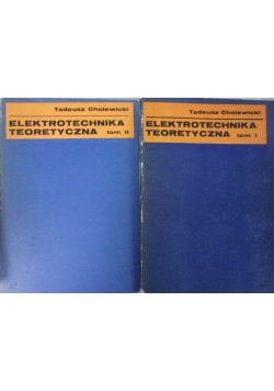Elektrotechnika teoretyczna, tom I-II