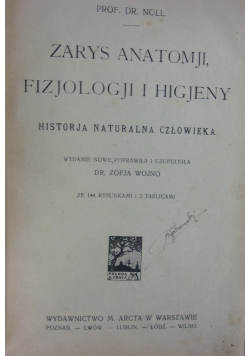 Zarys anatomji, fizjologji i higjeny