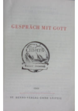Gesprach mit Gott