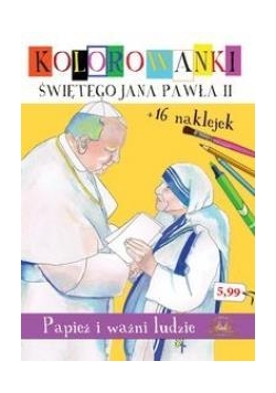 Kolorowanki Św.Jana Pawła II Papież i ważni ludzie