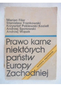 Prawo karne niektórych państw Europy Zachodniej