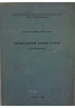 Nieobliczeniowa zadania z fizyki