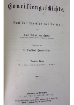 Conciliengeschichte 1890 r.