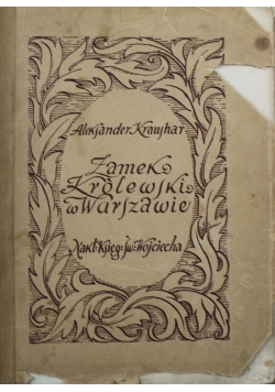 Zamek Królewski w Warszawie 1924 r