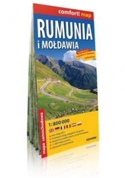 Comfort!map Rumunia i Mołdawia 1:800 000 mapa