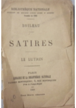 Satires, 1907 r.