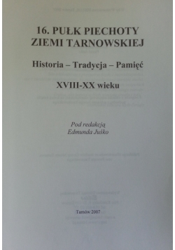16. pułk piechoty ziemi tarnowskiej