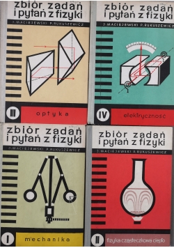 Zbiór zadań i pytań z fizyki Tom od I do IV