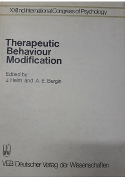 Therapeutic Behaviour Modification