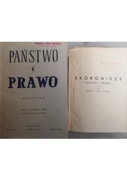 Państwo i prawo, zestaw 2 książek