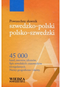 Powszechny słownik szwedzko-polski polsko-szwedzki