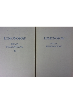 Pisma filozoficzne, tom 1-2
