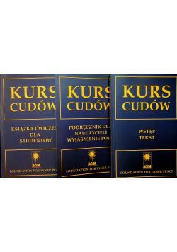 Kurs cudów 3 tomy