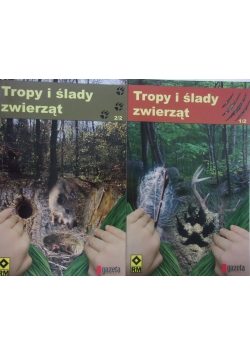 Tropy i ślady zwierząt, zestaw dwóch części