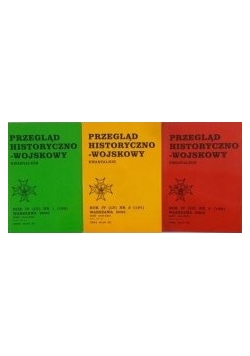 Przegląd Historyczno - Wojskowy Nr 1-3