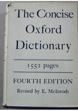 The Concise Oxford Dictionary