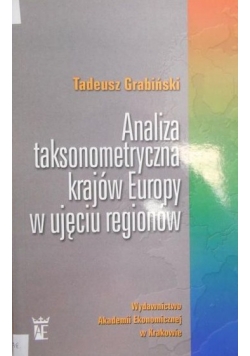 Analiza taksometryczna krajów Europy w ujęciu regionów