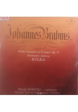 Violin Concerto In D Major Op. 77 LP, płyta winylowa