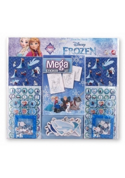 Mega zestaw z naklejkami Frozen