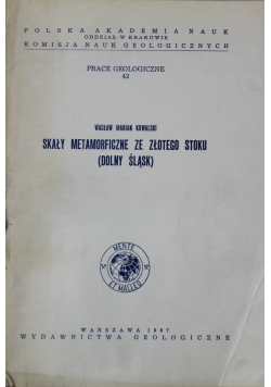 Skały Metamorficzne ze złotego stoku Nr 42