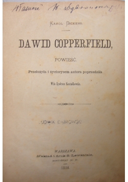 Dawid Copperfield, 1888 r.