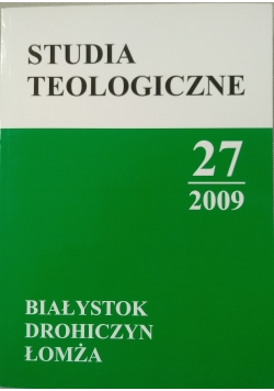 Studia teologiczne 27/2009