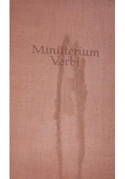 Ministerium Verbi Lichtstrahlen des Evangelimus fur Predigt und Prediger, 1933r.