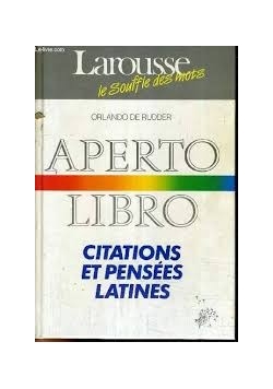 Citations et pensees latines