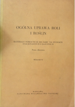 Ogólna uprawa roli i roślin
