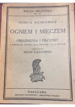 Ogniem i mieczem, 1930r