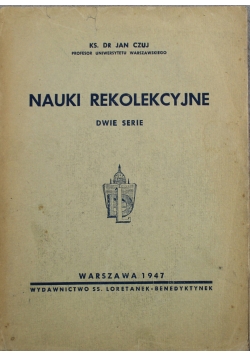 Nauki rekolekcyjne dwie serie 1947 r