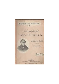Pamiętniki Seglasa 1898r.