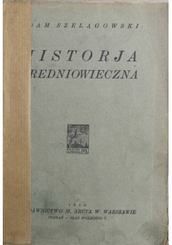 Historja średniowieczna 1919 r.