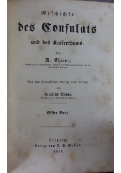 Geschichte Des Consulats und des Kaiserthums, 1850 r.